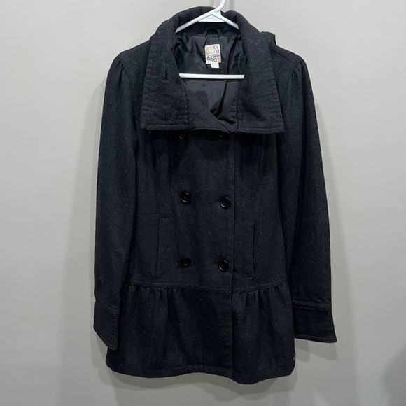 Medium Roxy pea coat  style - Picture 1 of 7
